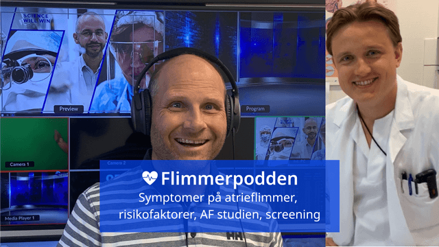 Flimmerpodden - podkastserie om atrieflimmer